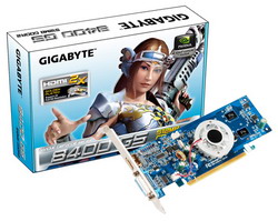  Gigabyte GeForce 8400 GS 450 Mhz PCI-E 2.0 512 Mb 800 Mhz 64 bit DVI HDMI HDCP