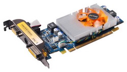  Zotac GeForce 9400 GT 550 Mhz PCI-E 2.0 512 Mb 800 Mhz 64 bit DVI HDCP YPrPb