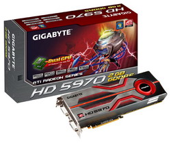  Gigabyte Radeon HD 5970 / PCI-E 2.1 x16