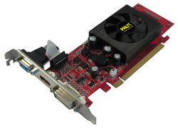  Palit GeForce 210 589 Mhz PCI-E 2.0 512 Mb 1000 Mhz 64 bit DVI HDMI HDCP