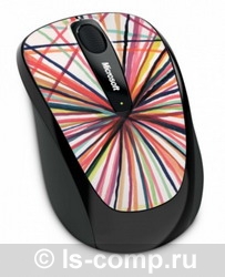  Microsoft Wireless Mobile Mouse 3500 Artist Edition Mike Perry - Design 1 White-Black USB GMF-00131  #1