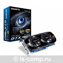  Gigabyte GeForce GTX 460 675Mhz PCI-E 2.0 1024Mb 3600Mhz 256 bit 2xDVI Mini-HDMI HDCP GV-N460UD-1GI  #1