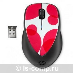  HP H2F40AA X4000 Color Patch Mouse Black-Red USB  #1