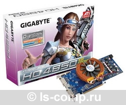  Gigabyte Radeon HD 4850 700 Mhz PCI-E 2.0 1024 Mb 1986 Mhz 256 bit 2xDVI TV HDCP YPrPb GV-R485OC-1GH  #1