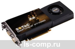  Zotac GeForce GTX 285 648 Mhz PCI-E 2.0 1024 Mb 2484 Mhz 512 bit 2xDVI HDCP ZT-285E3LG-FSP  #1