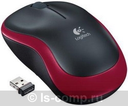  Logitech Wireless Mouse M185 Red USB 910-002240  #1