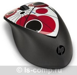  HP H2F39AA X4000 Poppy Mouse Black-Red USB  #1