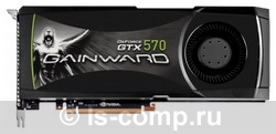  Gainward GeForce GTX 570 732Mhz PCI-E 2.0 1280Mb 3800Mhz 320 bit 2xDVI Mini-HDMI HDCP 4260183361671  #1