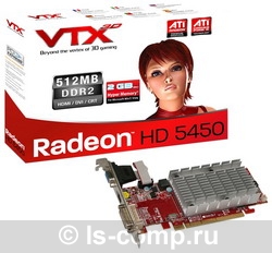  VTX3D Radeon HD 5450 650Mhz PCI-E 2.1 512Mb 800Mhz 64 bit DVI HDMI HDCP V2 VX5450 512MD2-HV2  #1