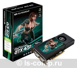  ECS GeForce GTX 470 607 Mhz PCI-E 2.0 1280 Mb 3348 Mhz 320 bit 2xDVI Mini-HDMI HDCP NGTX470-1280IP  #1