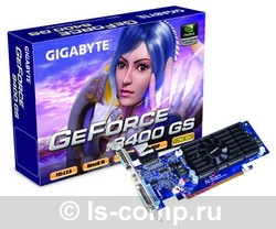  Gigabyte GeForce 8400 GS 450 Mhz PCI-E 512 Mb 800 Mhz 64 bit DVI TV HDCP YPrPb GV-NX84S512H  #1