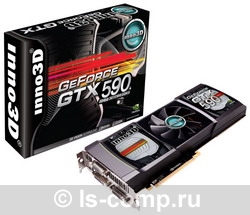  InnoVISION GeForce GTX 590 607Mhz PCI-E 2.0 3072Mb 3414Mhz 768 bit 3xDVI HDCP N590-1DDN-L5HQ  #1