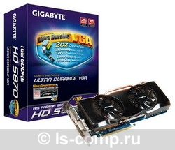  Gigabyte Radeon HD 5870 850 Mhz PCI-E 2.1 1024 Mb 4800 Mhz 256 bit 2xDVI HDMI HDCP GV-R587UD-1GD  #1