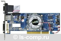  HIS Radeon HD 4350 600 Mhz AGP 512 Mb 1300 Mhz 64 bit DVI HDMI HDCP H435F512HA  #1