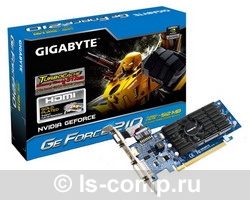  Gigabyte GeForce 210 590 Mhz PCI-E 2.0 128 Mb 1600 Mhz 64 bit DVI HDMI HDCP GV-N210TC-512I  #1