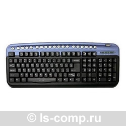  Oklick 320 M Multimedia Keyboard Blue USB+PS/2 320M-UP-Bl  #1