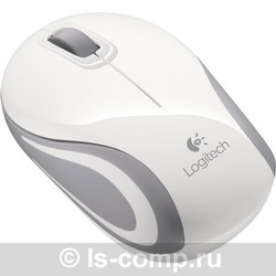  Logitech Wireless Mini Mouse M187 White-Silver USB 910-002740  #1