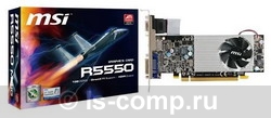  MSI Radeon HD 5550 550 Mhz PCI-E 2.1 1024 Mb 1600 Mhz 128 bit DVI HDMI HDCP R5550-MD1G  #1