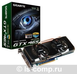  Gigabyte GeForce GTX 465 650 Mhz PCI-E 2.0 1024 Mb 3000 Mhz 256 bit 2xDVI Mini-HDMI HDCP GV-N465UD-1GI  #1