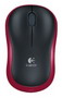  Logitech Wireless Mouse M185 Red USB 