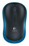  Logitech Wireless Mouse M185 Blue-Black USB 